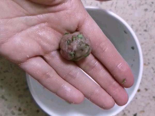 小米牛肉丸子的做法-家常味蒸菜譜