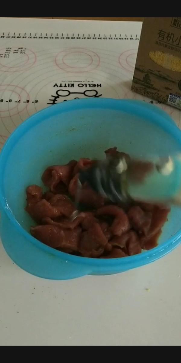 小米蒸牛肉的做法-家常味蒸菜譜