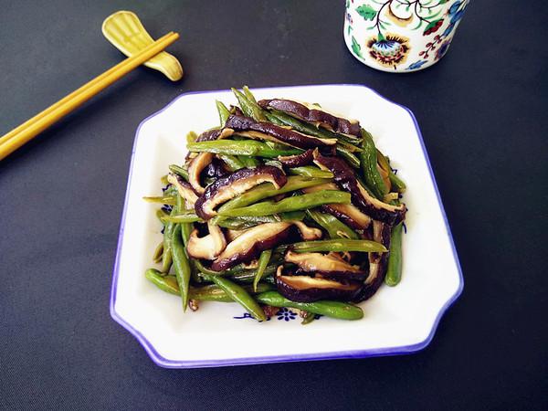 香菇豆角絲的做法-家常味炒菜譜