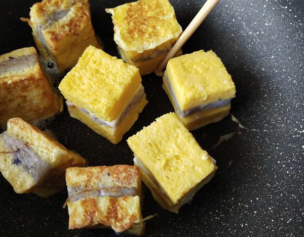 藍莓山藥西多士的做法-果味煎菜譜