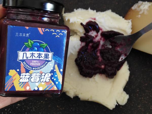 藍莓山藥西多士的做法-果味煎菜譜