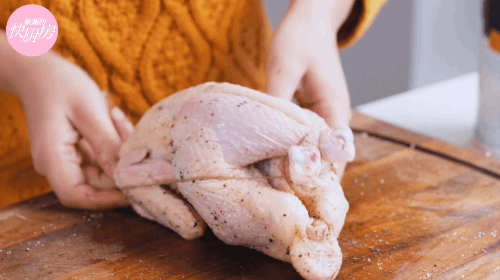 圣誕脆皮烤雞的做法-咸鮮味烤菜譜