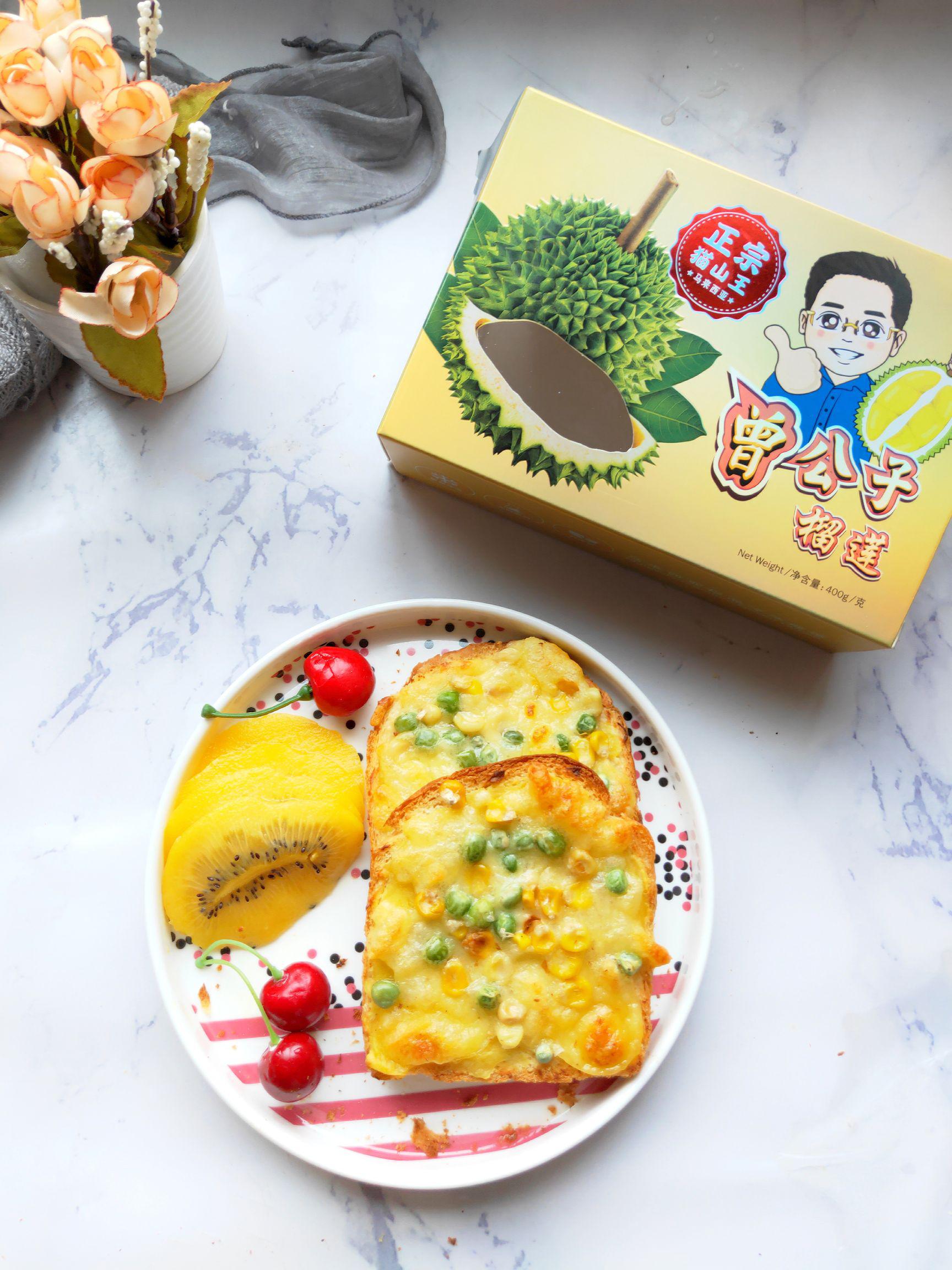 榴蓮吐司的做法-甜味烤菜譜