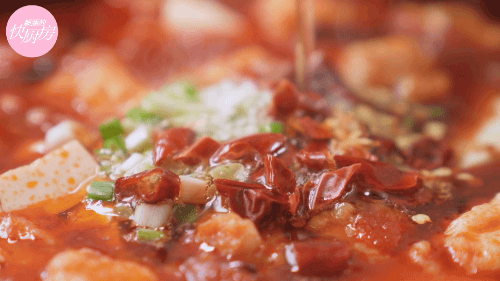 蝦滑豆花煲的做法-酸辣味煮菜譜