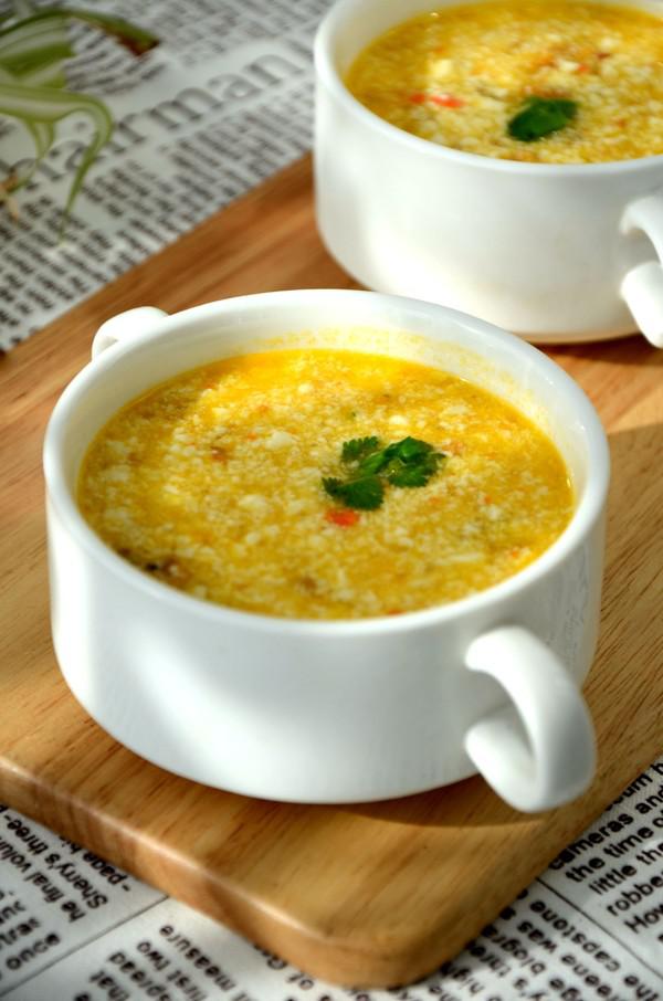 蟹粉豆腐羹的做法-家常味煮菜譜