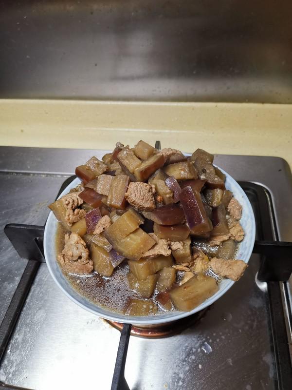 茄子肉丁的做法-家常味炒菜譜