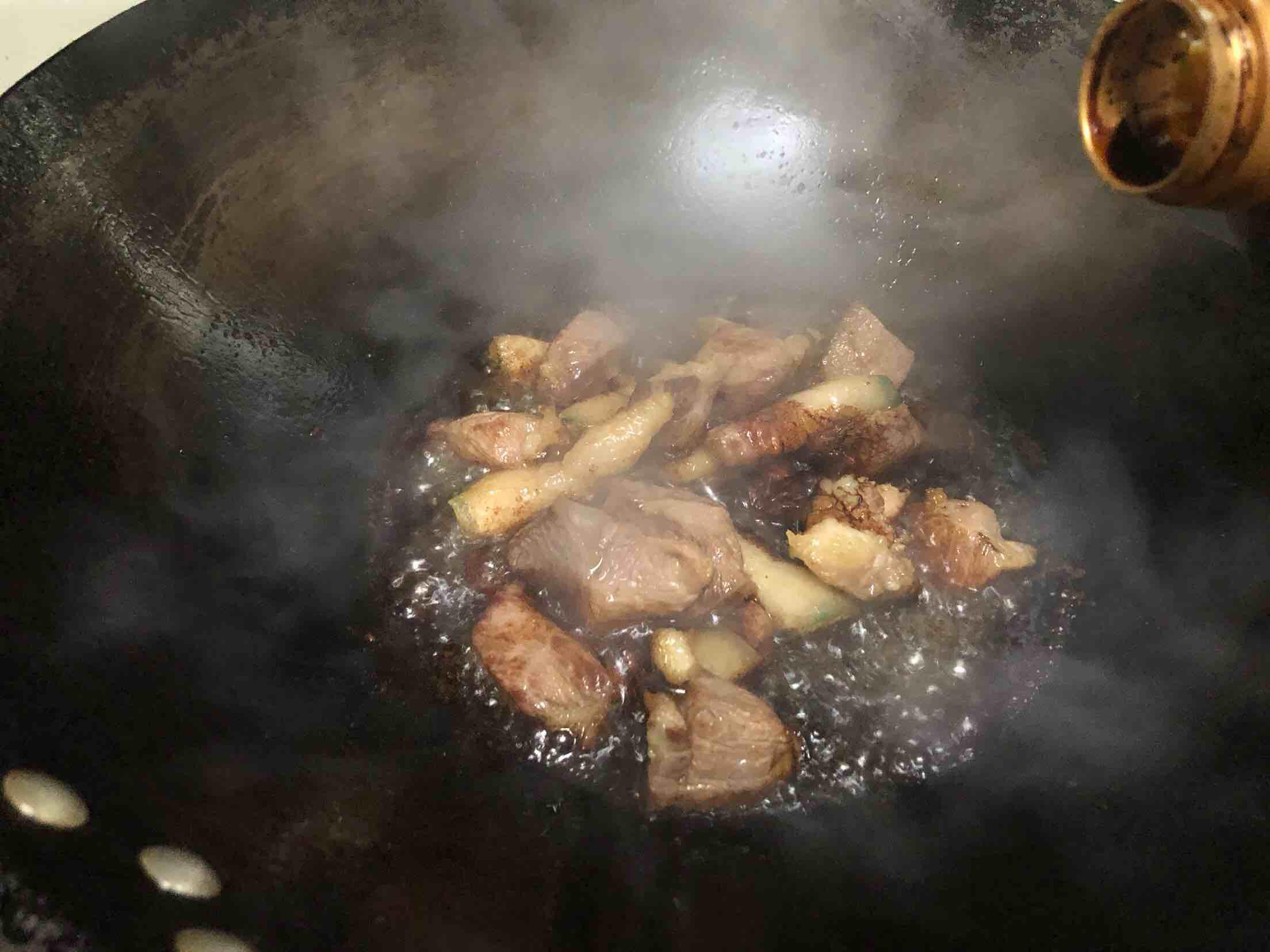 百葉結燒肉的做法-家常味燒菜譜