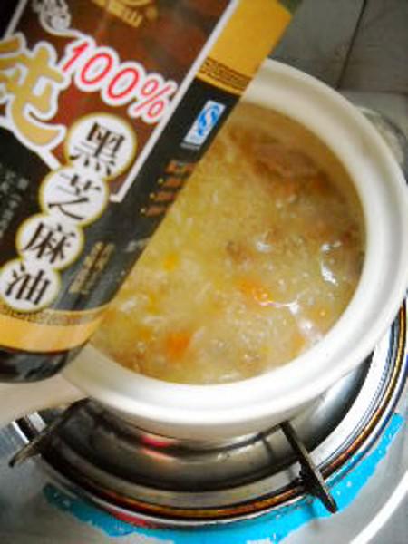 南瓜肉丸燕麥粥的做法-咸鮮味煮菜譜