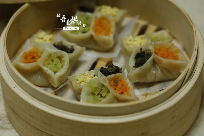 四喜蒸餃的做法-咸鮮味蒸菜譜