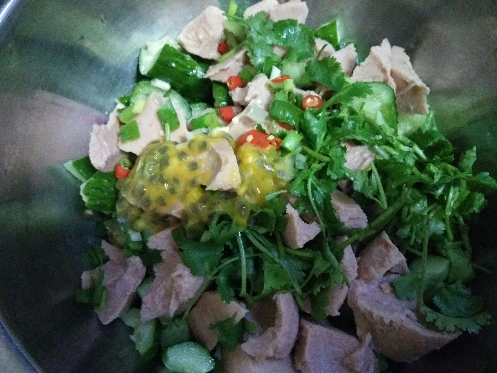 午餐肉拌黃瓜的做法-家常味拌菜譜