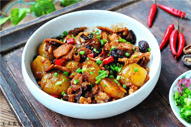 醬香水晶土豆丸子的做法-家常味燒菜譜