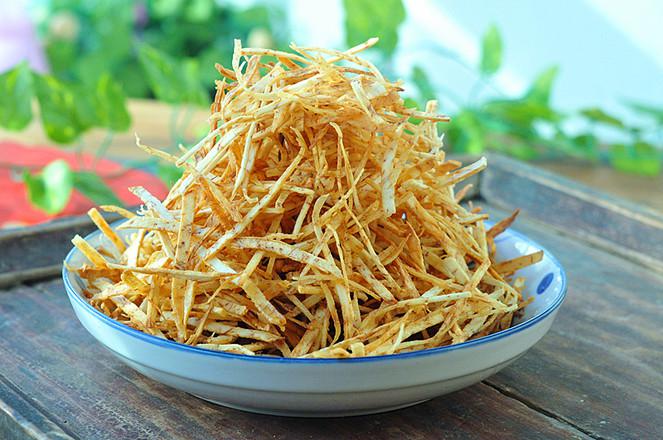 酥香香芋絲的做法-咸鮮味炸菜譜