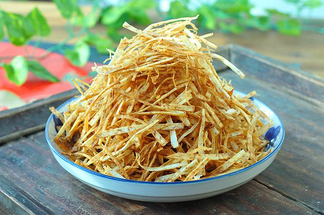 酥香香芋絲的做法-咸鮮味炸菜譜