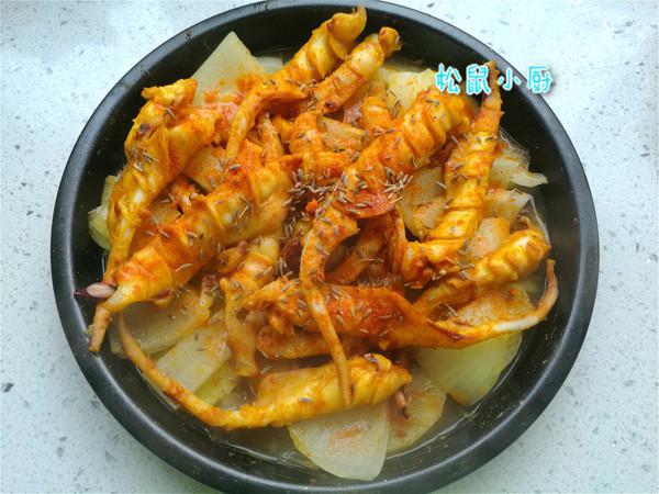 孜然章魚足的做法-家常味烤菜譜