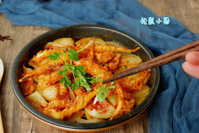 孜然章魚足的做法-家常味烤菜譜