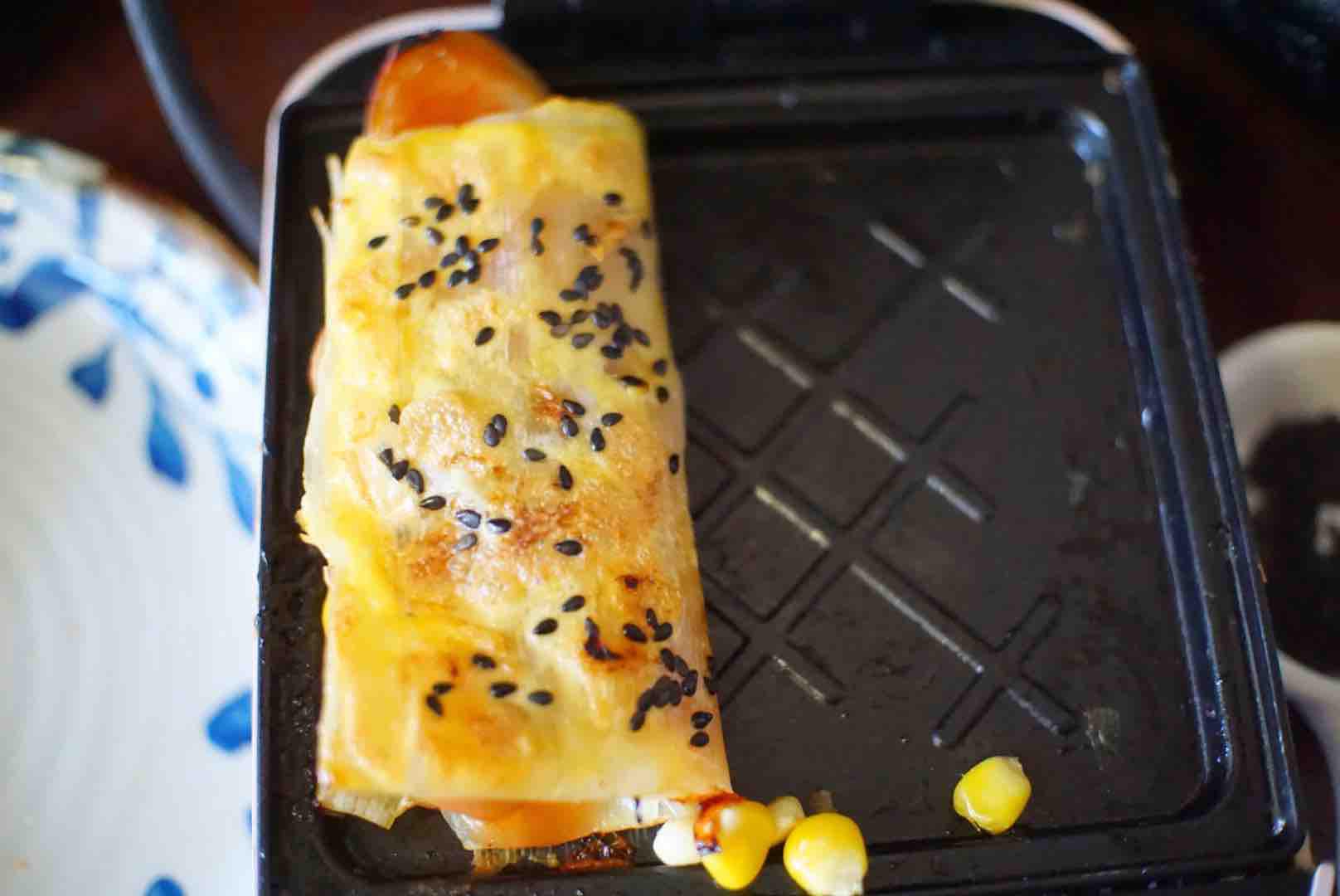 烤冷面的做法-咸鮮味烤菜譜