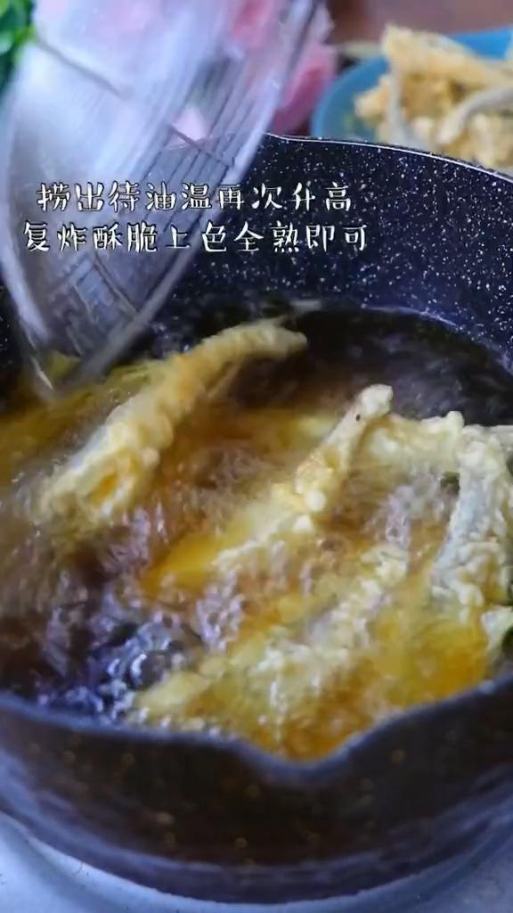 干炸小黃魚的做法-家常味炸菜譜