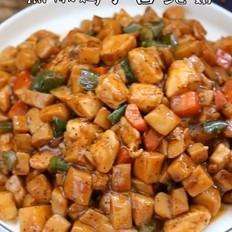 黑椒雞丁杏鮑菇的做法-家常味炒菜譜