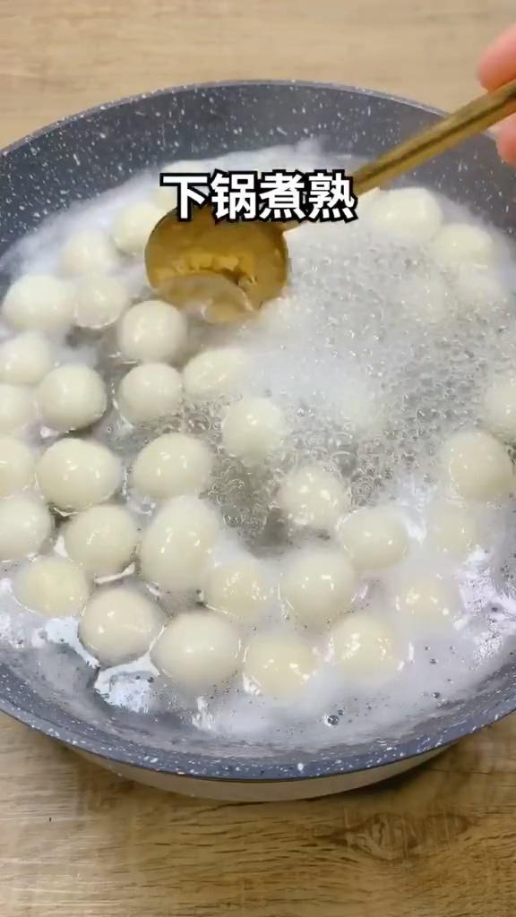 紅糖糯米圓子的做法-家常味煮菜譜