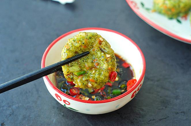 澆汁西藍(lán)花盞的做法-家常味蒸菜譜