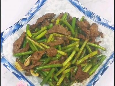 蒜薹炒豬肝的做法-咸鮮味炒菜譜