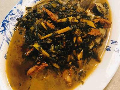 雪菜鯽魚的做法-家常味燒菜譜