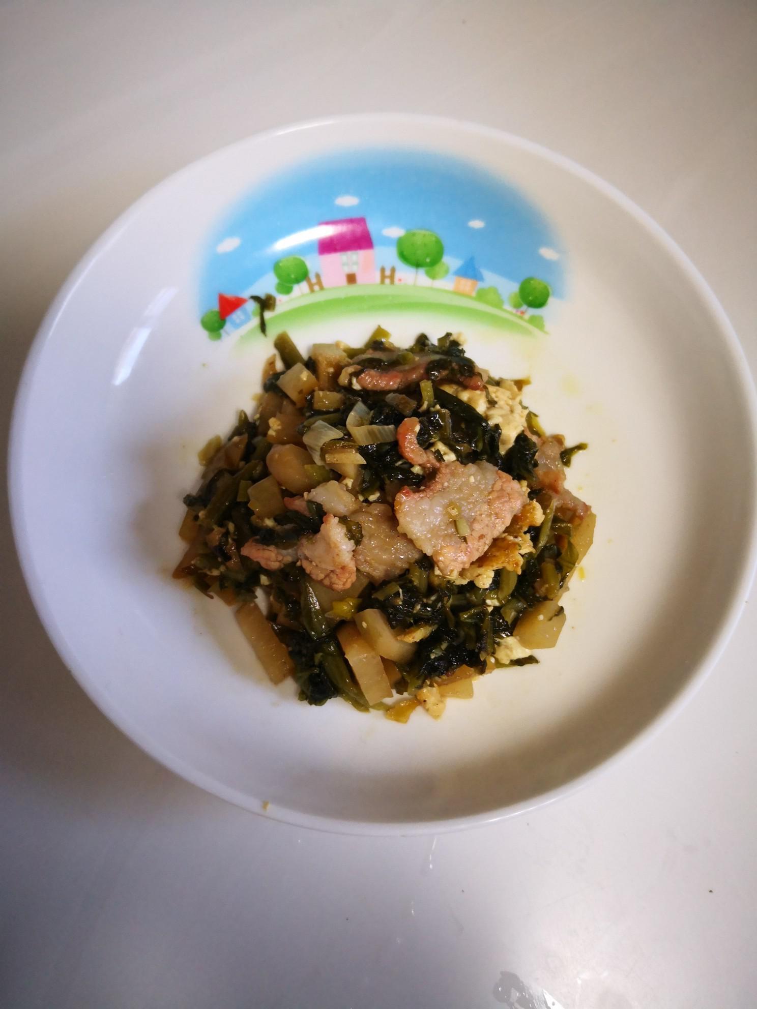 炒咸菜的做法-家常味炒菜譜