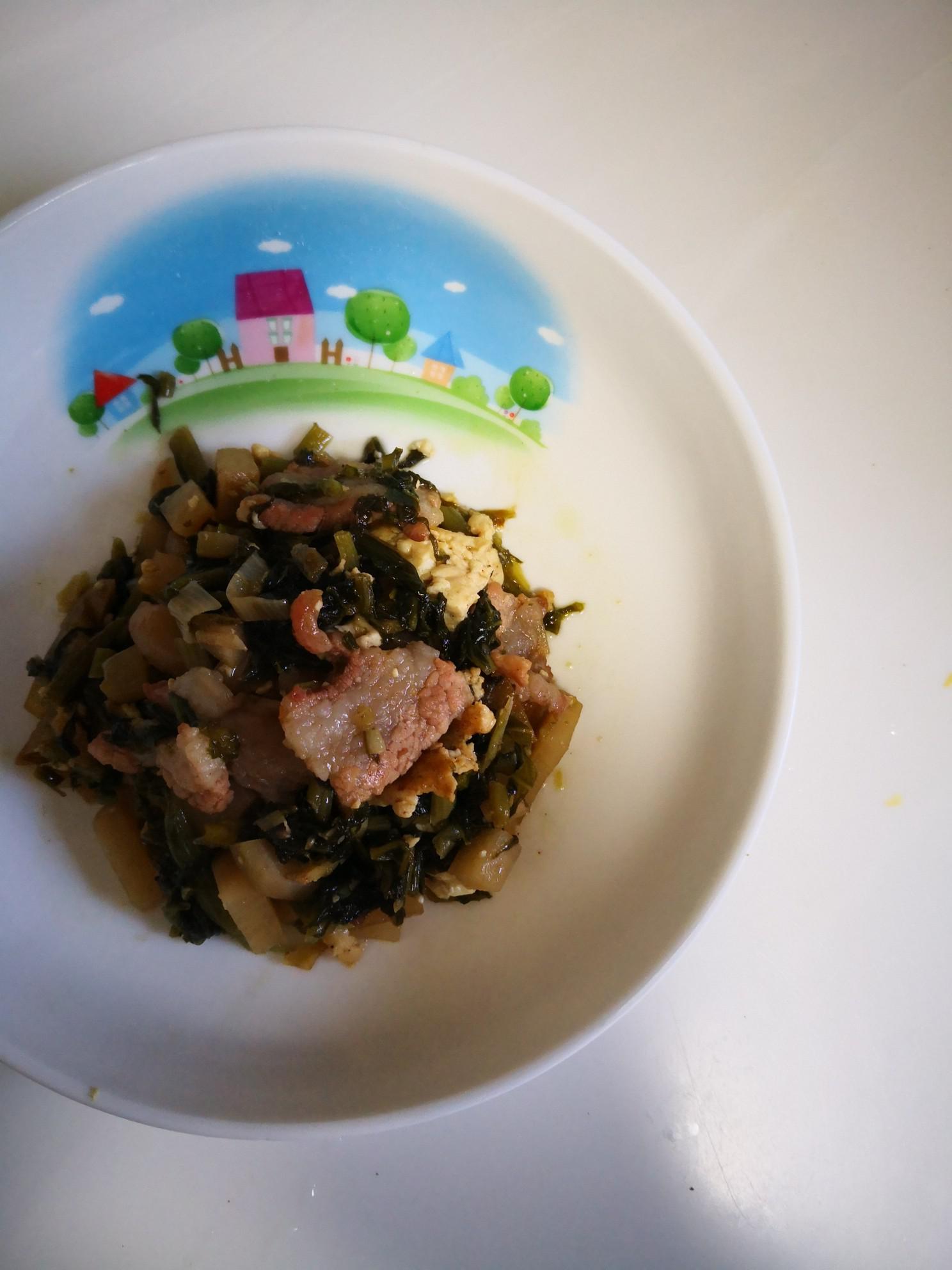 炒咸菜的做法-家常味炒菜譜