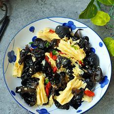 木耳燴腐竹的做法-家常味炒菜譜