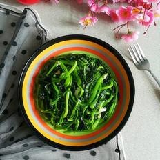 清炒芥藍的做法-家常味炒菜譜