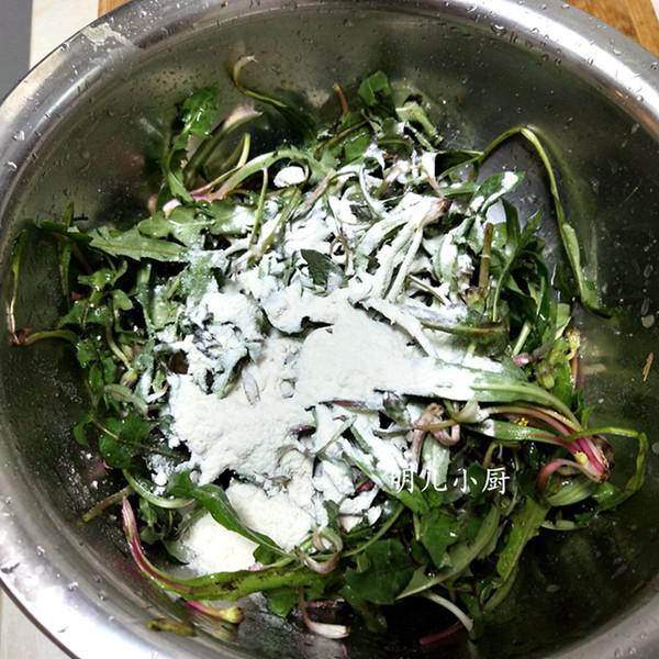 蒸蒲公英的做法-家常味蒸菜譜