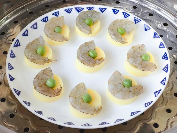 玉子蝦仁的家常做法的做法-咸鮮味蒸菜譜