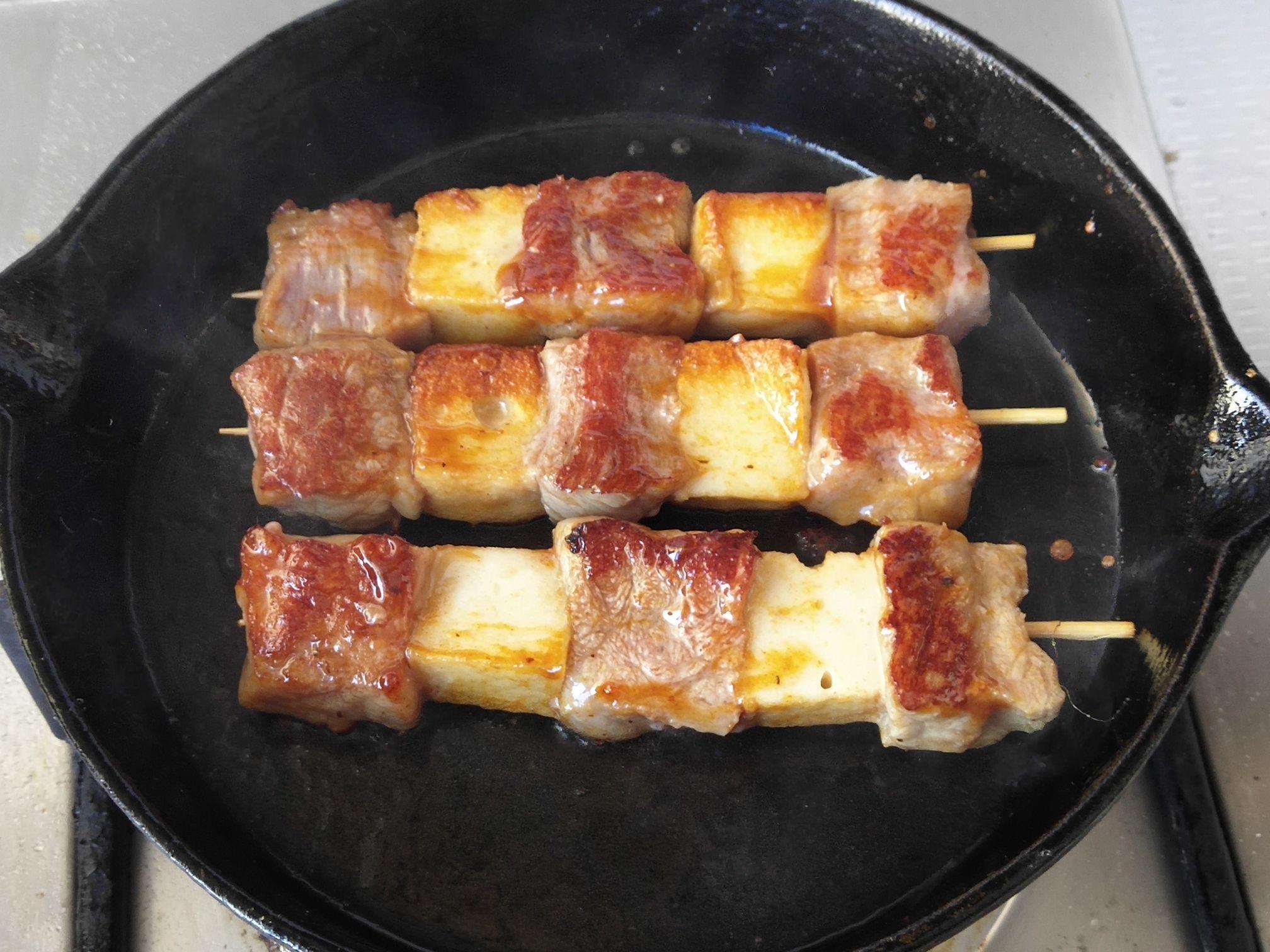 魚豆腐牛肉串的做法-咸鮮味煎菜譜