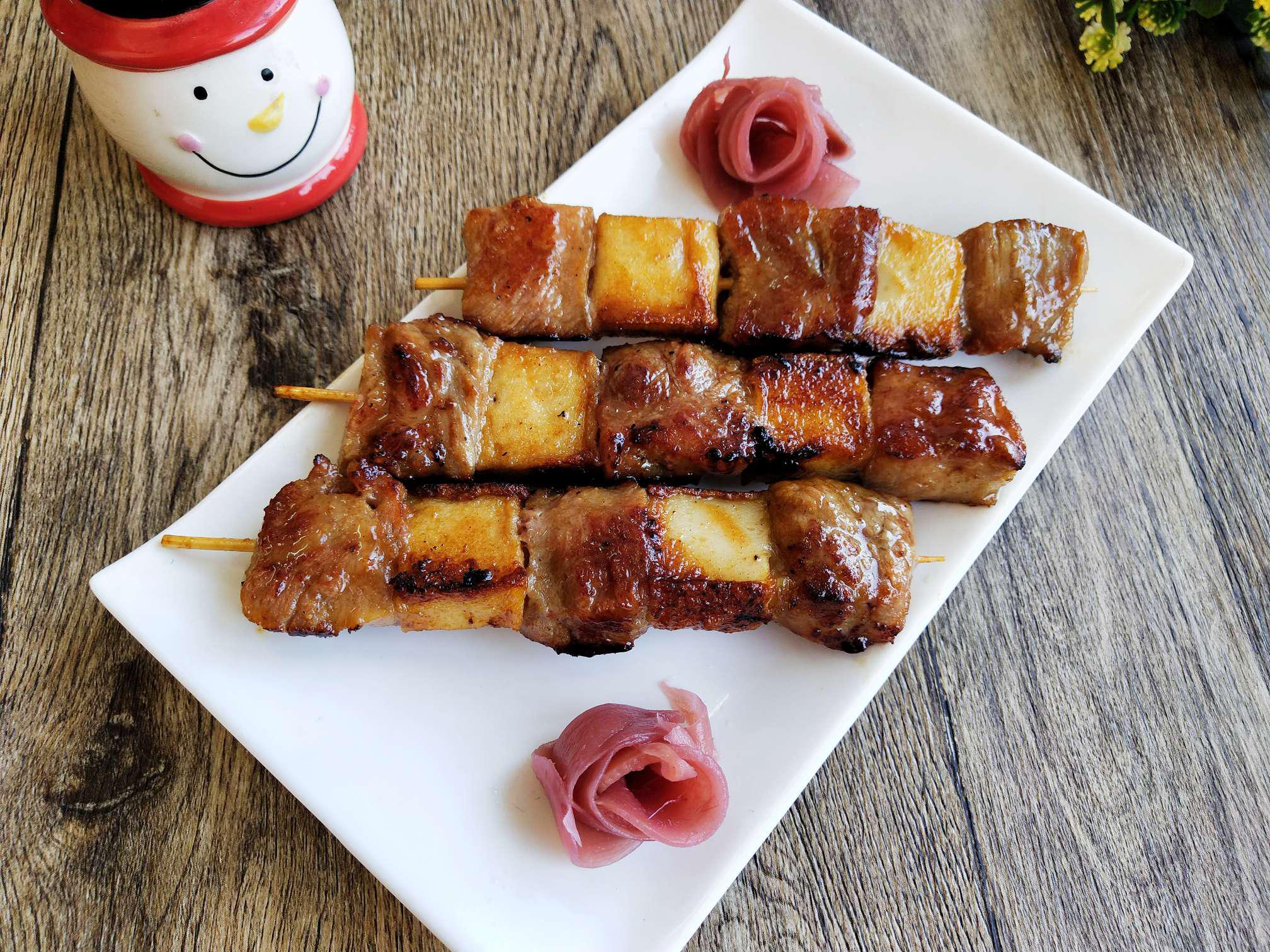 魚豆腐牛肉串的做法-咸鮮味煎菜譜