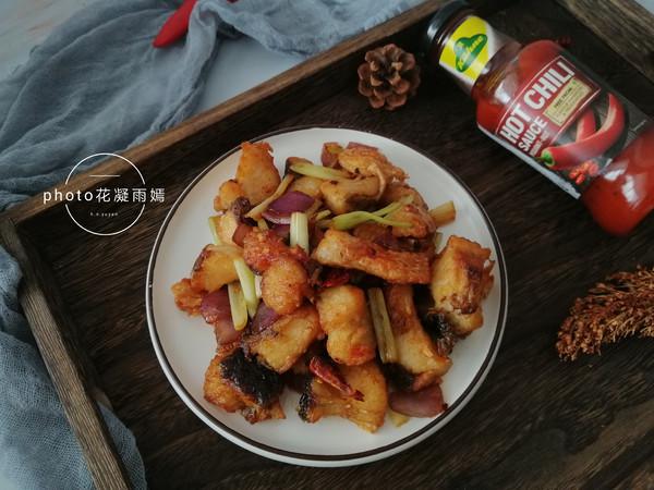 麻辣魚塊的做法-麻辣味炸菜譜