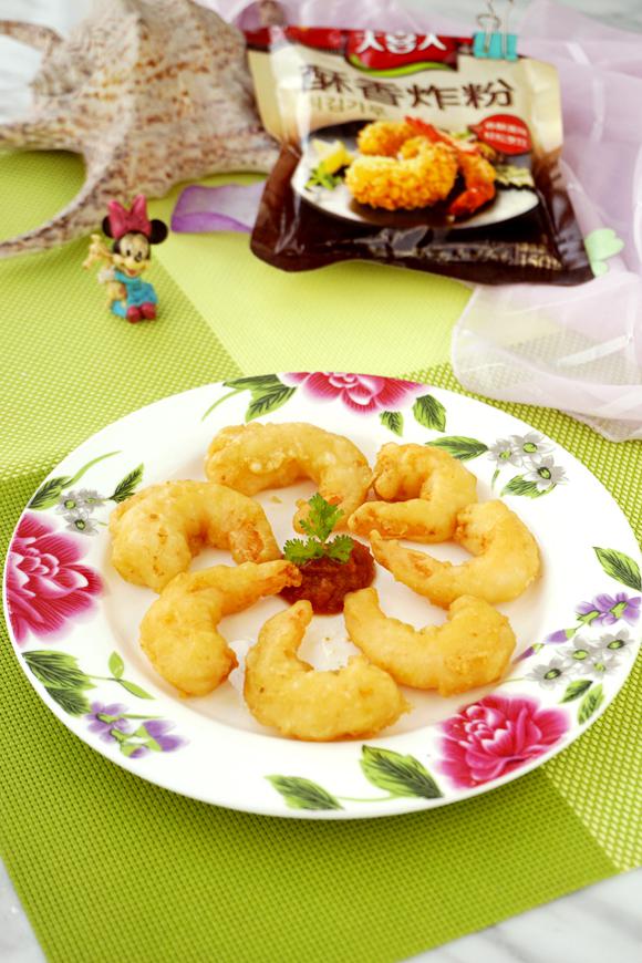 酥香炸蝦的做法-咸鮮味炸菜譜