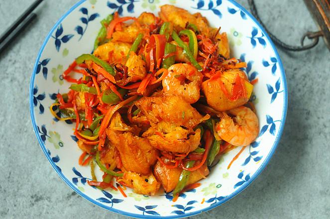 素炒油條的做法-家常味炒菜譜