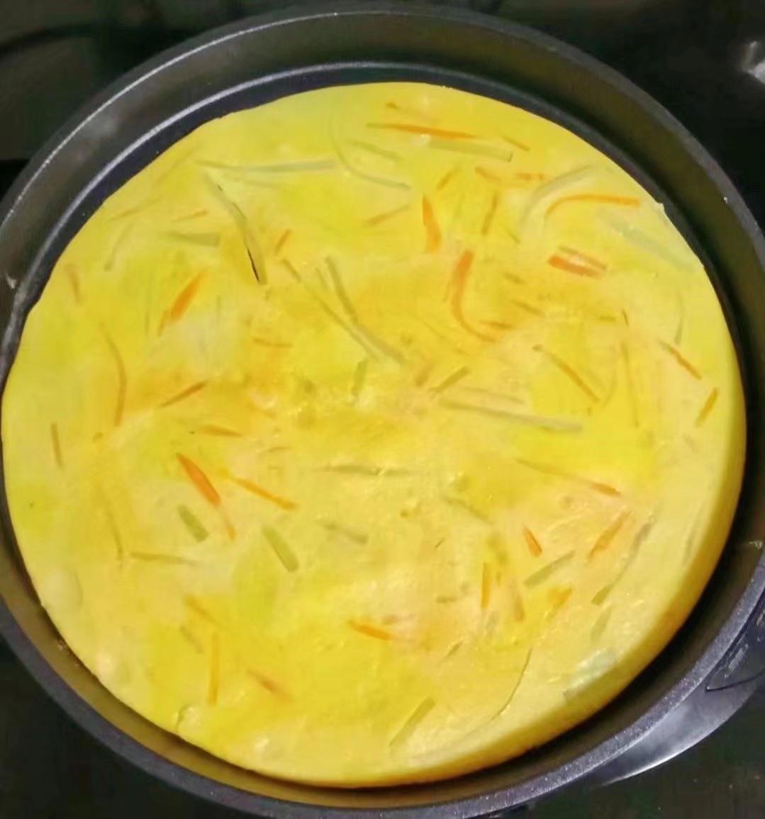 蝦仁時蔬雞蛋餅 (寶寶輔食）的做法-家常味煎菜譜