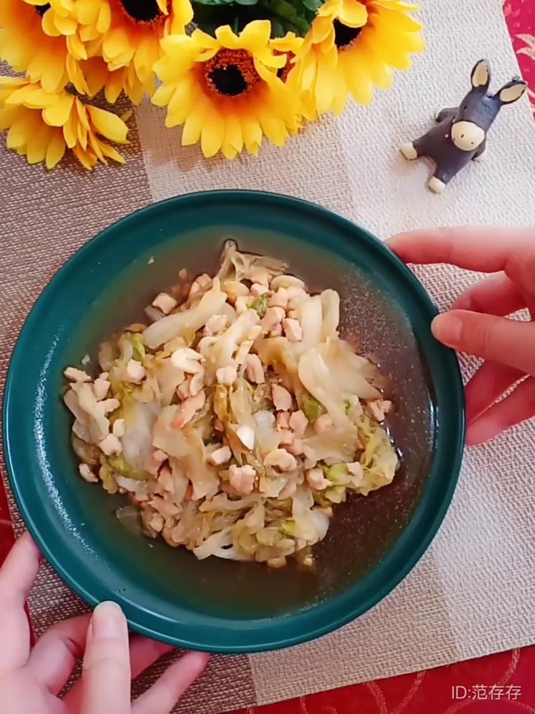 蠔油肉末西生菜的做法-家常味炒菜譜