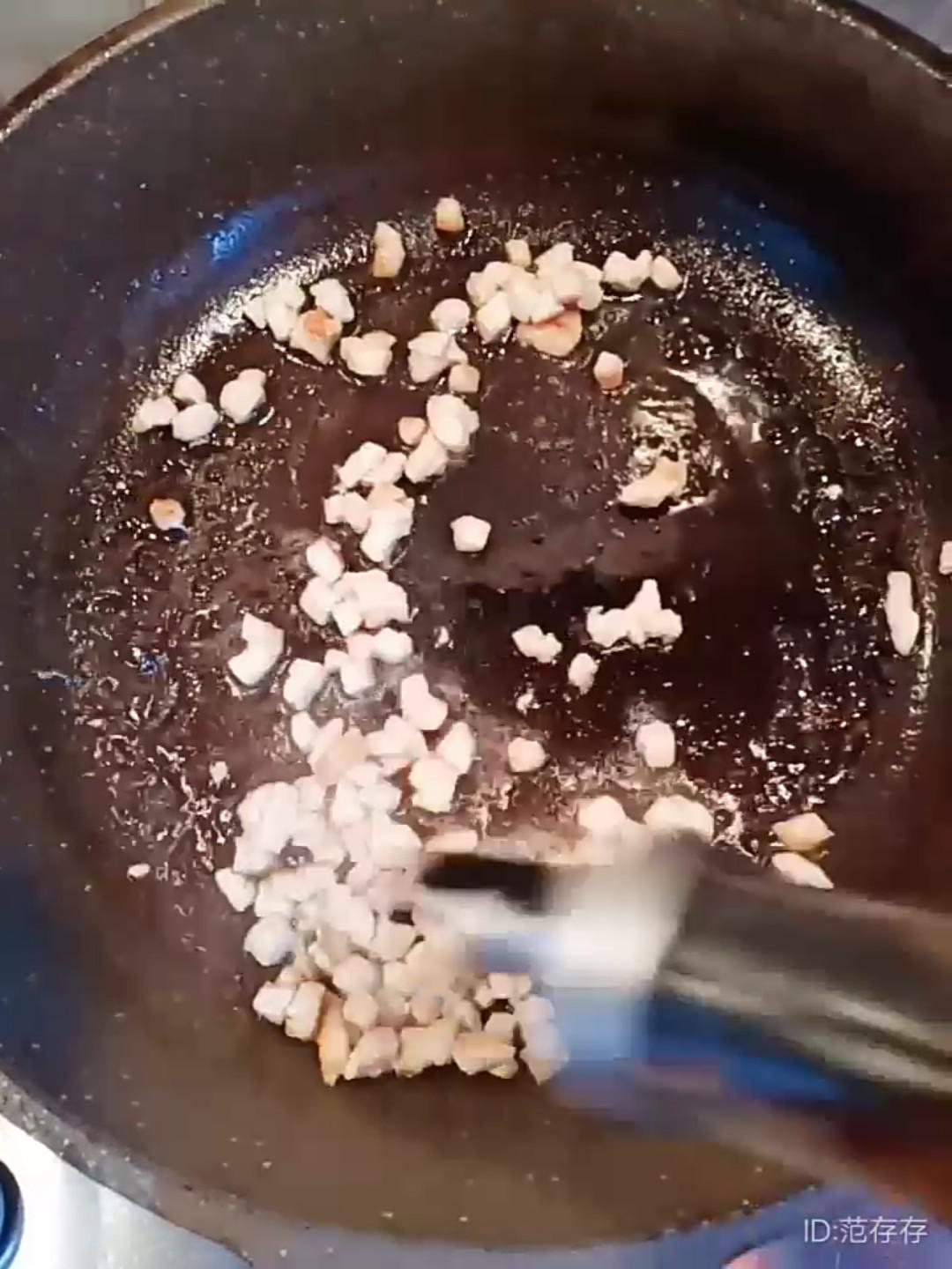 蠔油肉末西生菜的做法-家常味炒菜譜