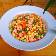 雞頭米炒蝦仁的做法-咸鮮味炒菜譜