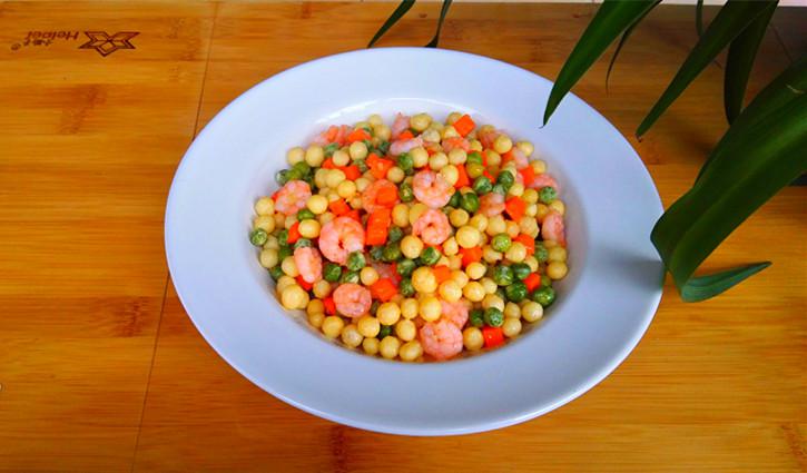 雞頭米炒蝦仁的做法-咸鮮味炒菜譜