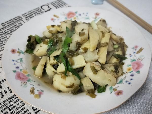 雪菜冬筍炒馬蹄的做法-咸鮮味炒菜譜