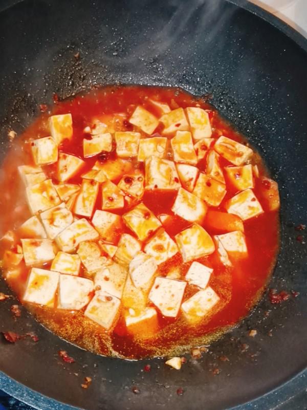 蝦仁豆腐的做法-香辣味燒菜譜