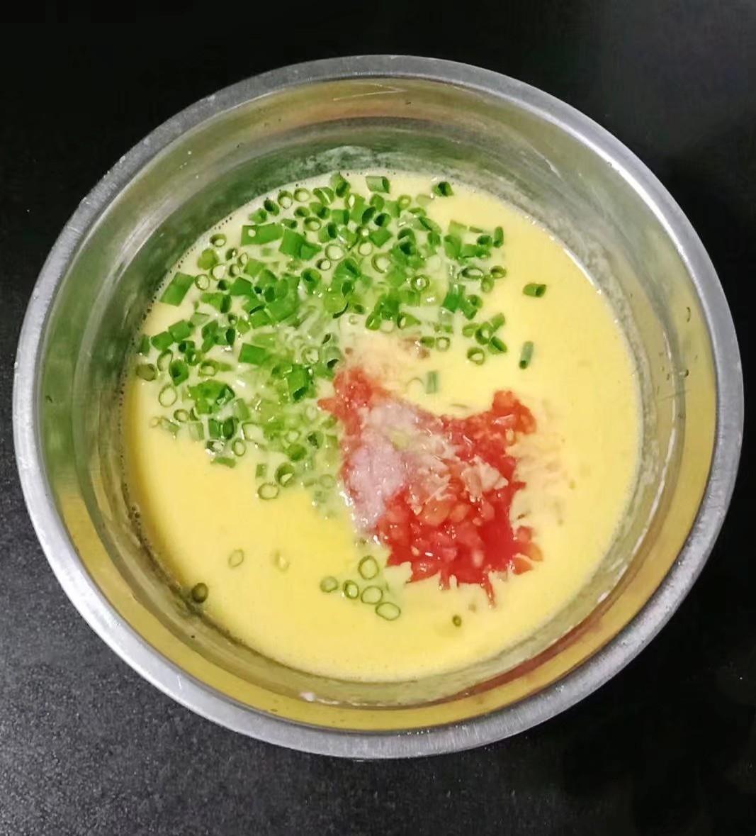 番茄雞蛋餅的做法-家常味煎菜譜