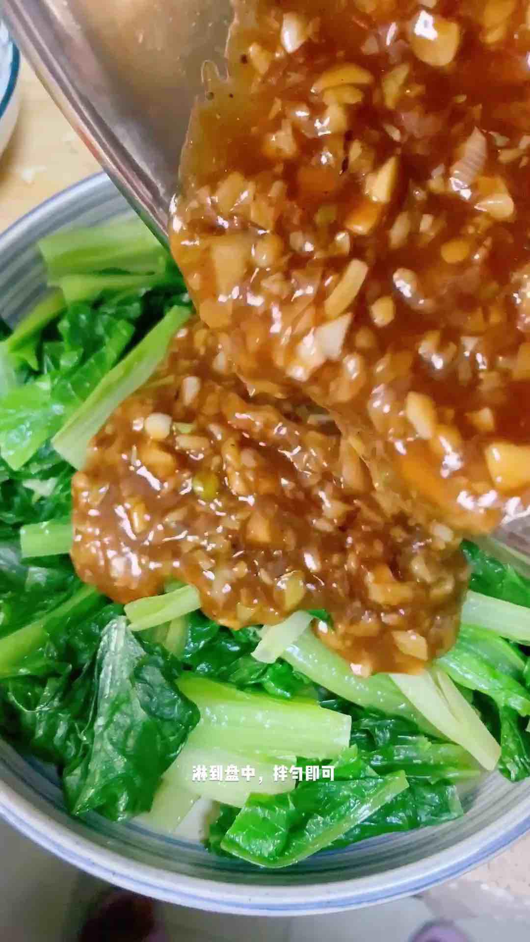 蒜蓉油麥菜的做法-咸鮮味拌菜譜-易網健康養生網 蒜蓉油麥菜的做法-咸鮮味拌菜譜