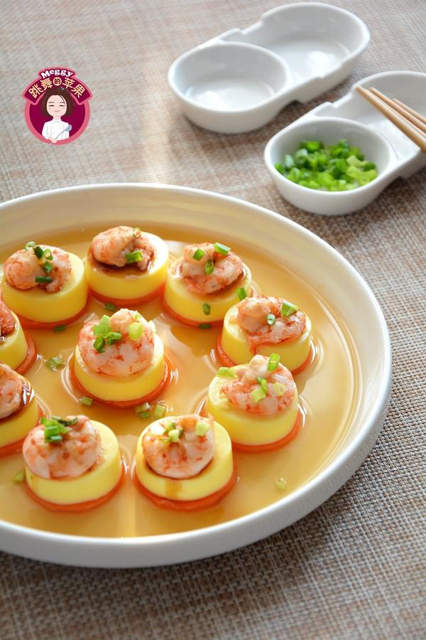 蒸蝦仁玉子豆腐的做法-咸鮮味蒸菜譜