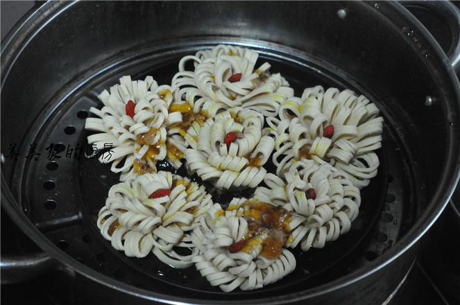 開花豆皮的做法-家常味蒸菜譜