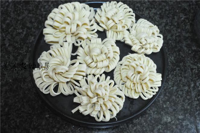 開花豆皮的做法-家常味蒸菜譜