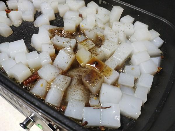 麻辣炒涼粉的做法-麻辣味炒菜譜